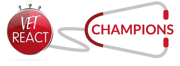 Vet REACT Colic Champion Logo